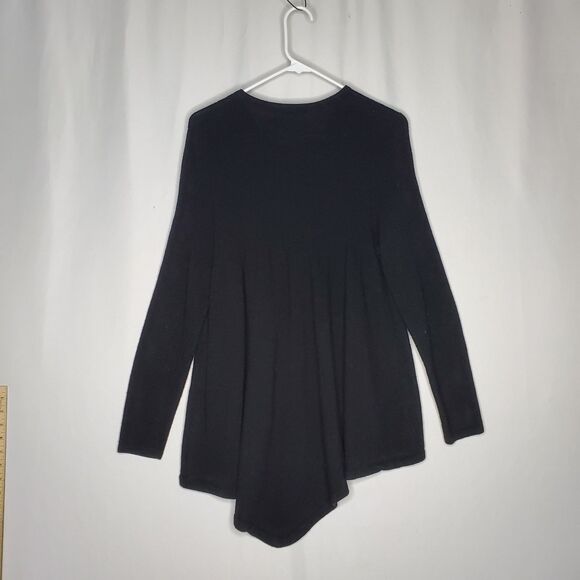 Carole Wang Swing Cardigan Women Small Button Asymmetric Hi-Lo Romantic Artsy - Picture 2 of 9